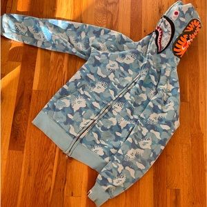 Bape ABC camo shark full zip hoodie